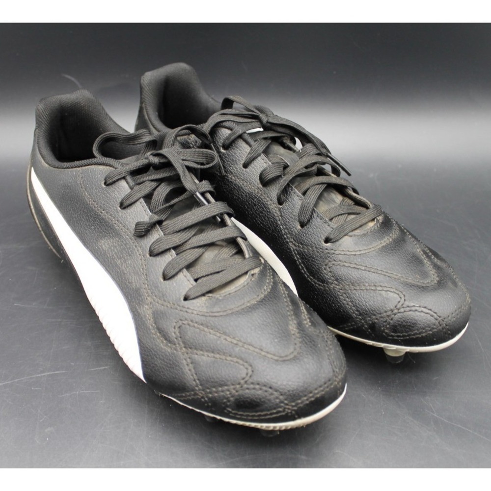 Puma Soccer Cleats Black FG 106559-01 Mens US 7 Firm Ground Football Boots